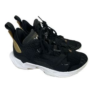 Nike Jordan Russell Westbrook Why not Zer0.4 black sneakers size Y3.5